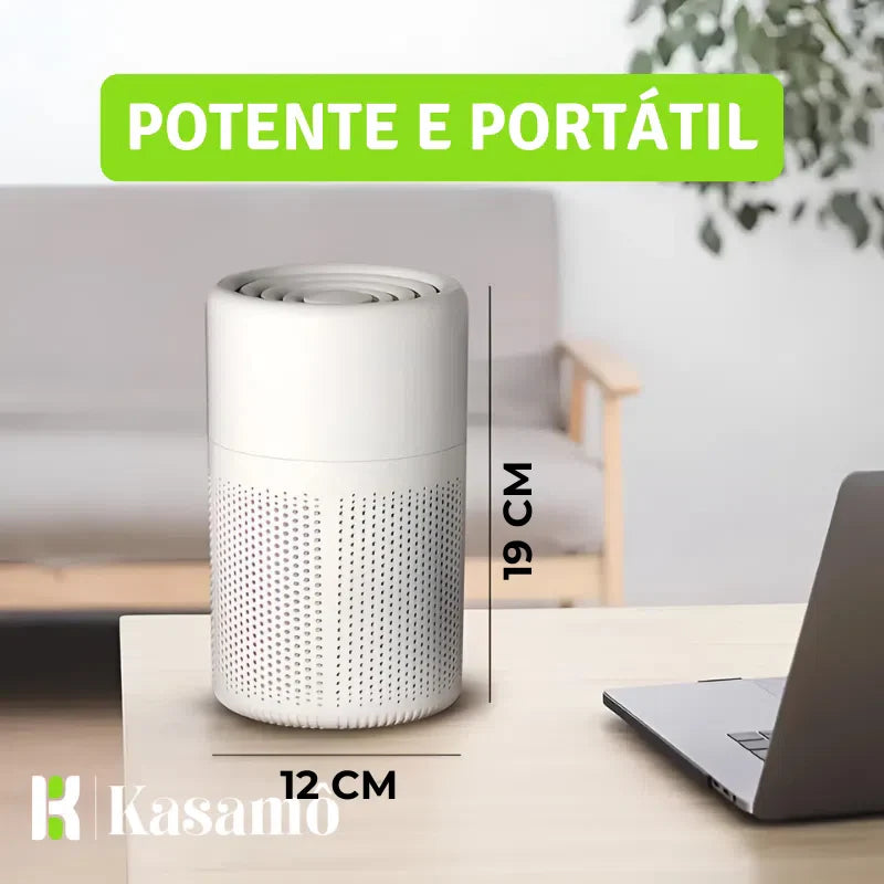 Purificador de Ar AirClean KSA4 - Com Filtro HEPA e Função Ionizador-Kasamô